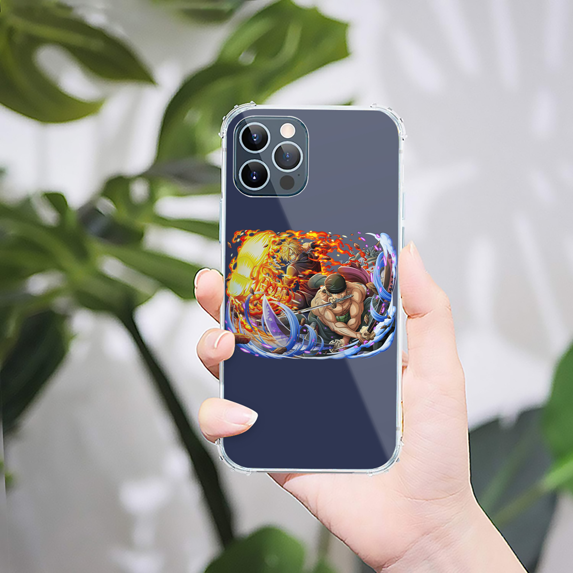 （画像用） ワンピース ロロノア・ゾロ ONE PIECE Roronoa Zoro 【iPhone 12シリーズ対応】透明スマホケース（クリアソフトケース）